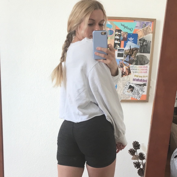 Wild Fable Notched Crop Pullover Sweatshirt - Picture 5 of 7